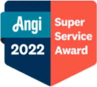 Angi 2022 Super Service Award badge