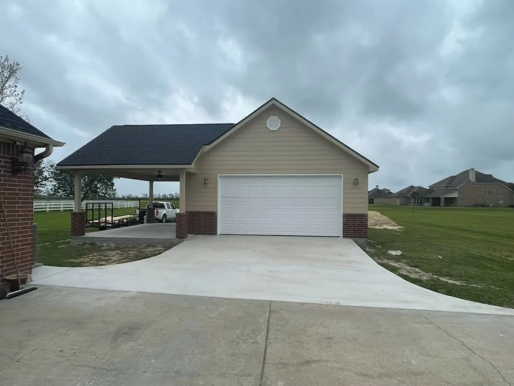 Custom garage project by Assess Construction