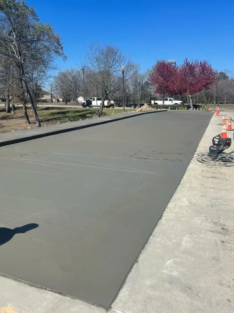 Finished concrete project by Assess Construction